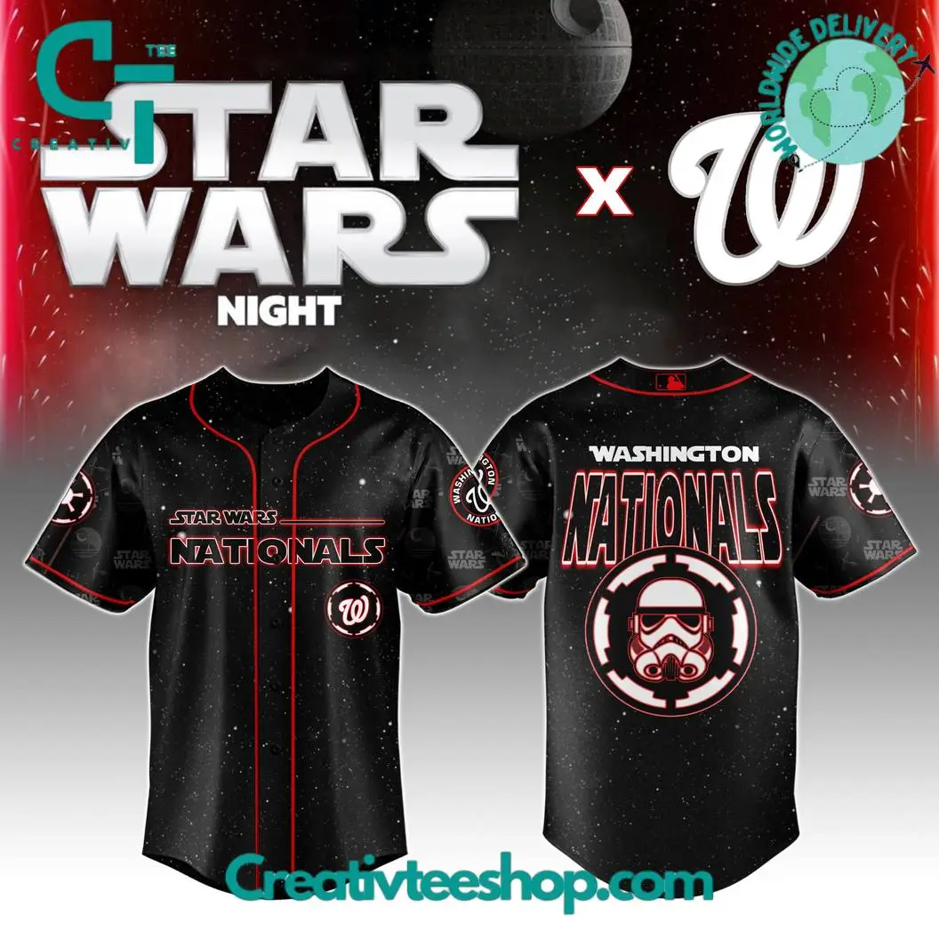 Washington Nationals Mlb X Star Wars Night 2025 Special Edition Baseball Jersey