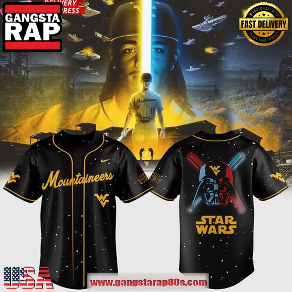West Virginia Mountaineers 2025 Star Wars Special Baseball Jersey Shirt