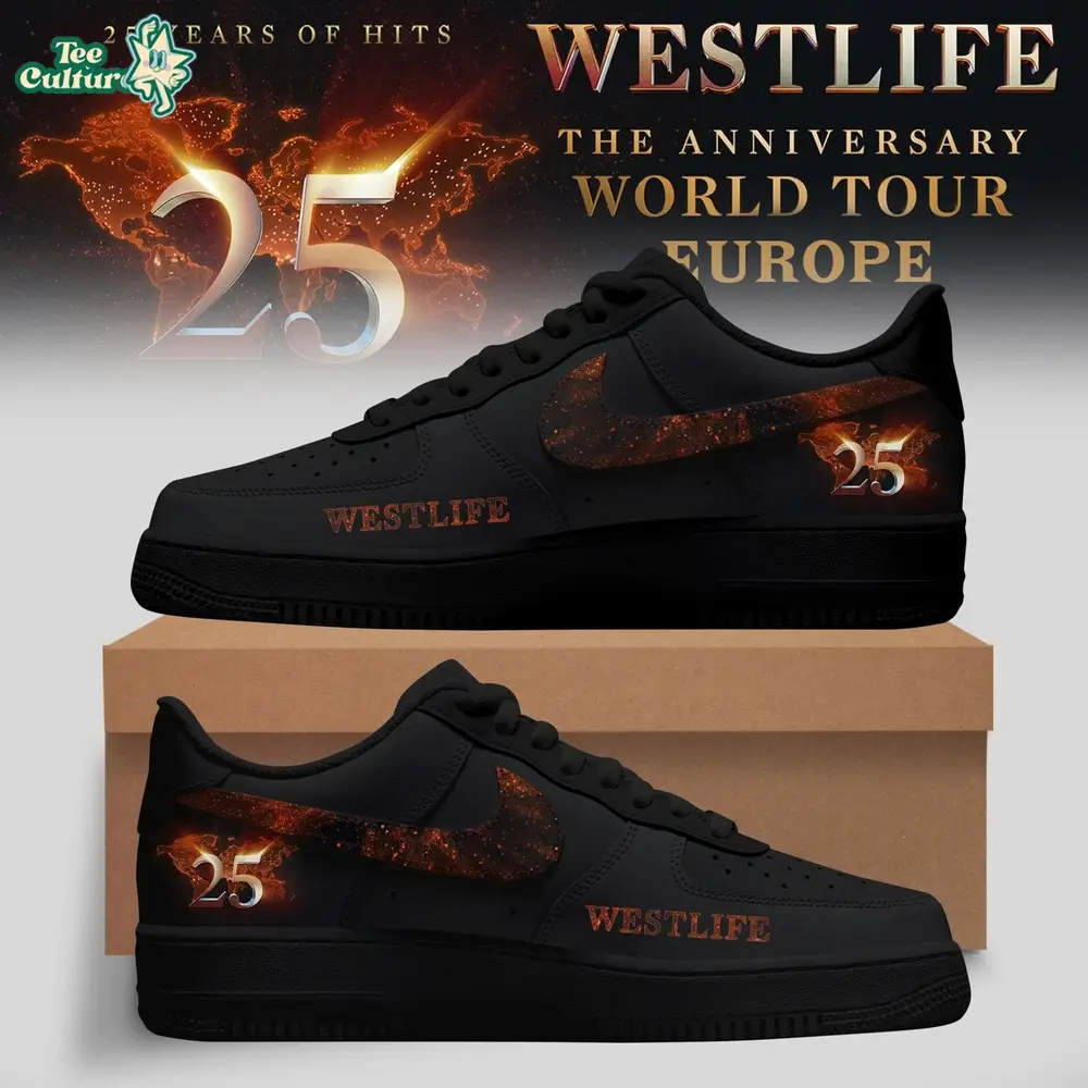 Westlife 25th Anniversary World Tour AF 1 Sneaker