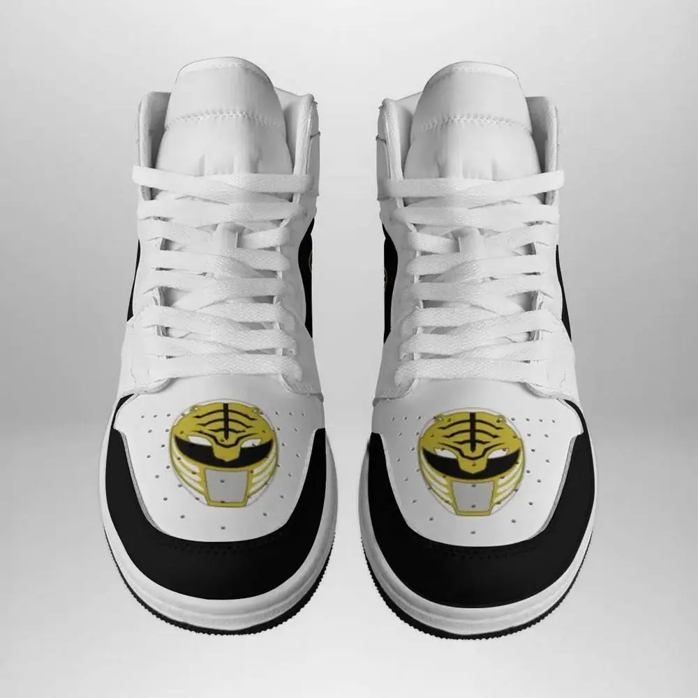 White Ranger Mighty Morphin V2 Power Rangers AJ1 Shoes