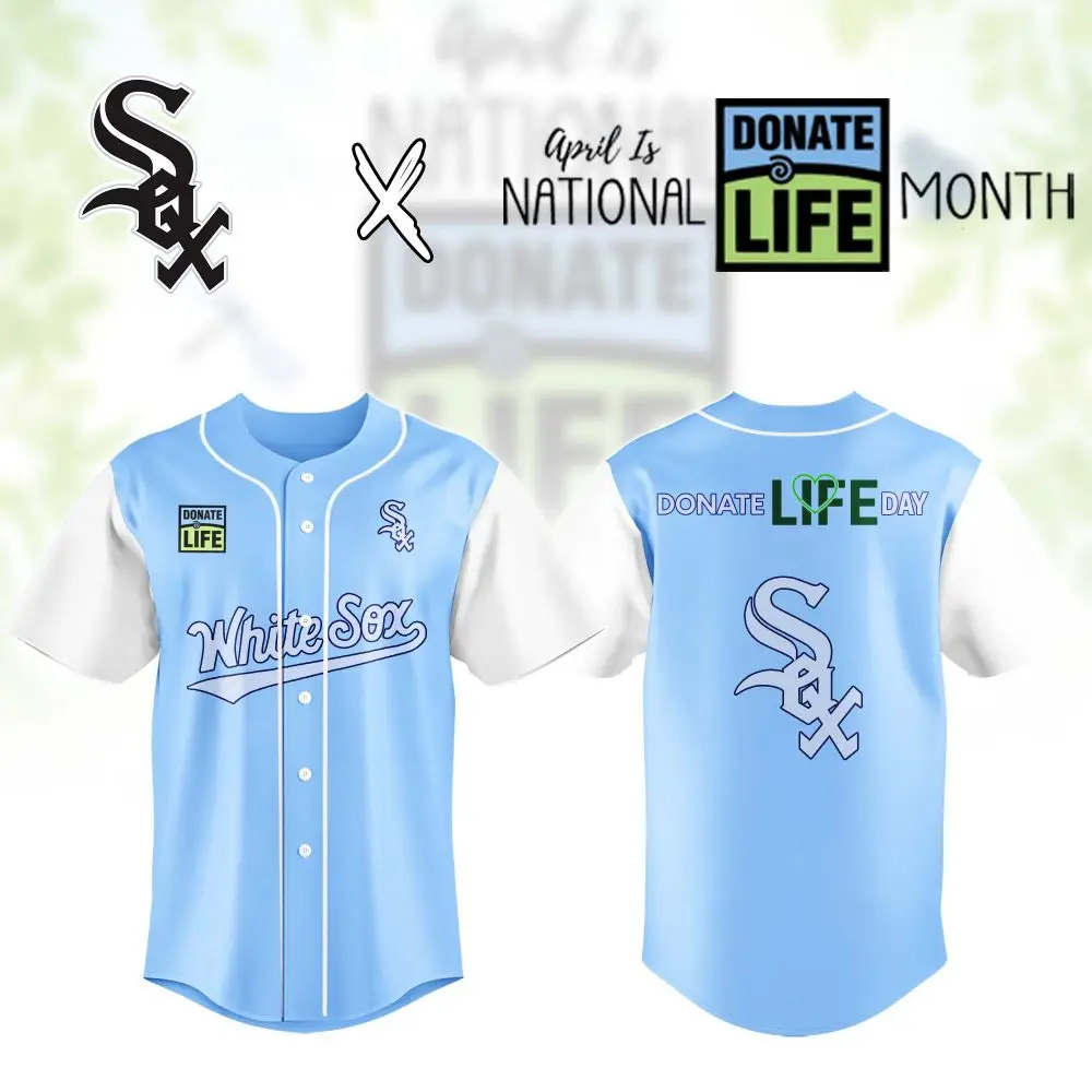 White Sox Donate Life Jersey - Limited Edition For National Donate Life Month