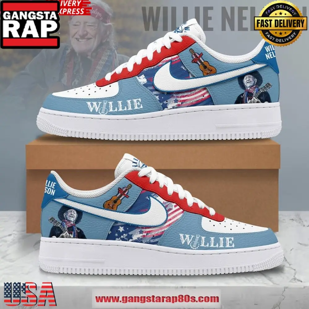 Willie Nelson For American Limited Edtion Air Force 1 Sneakers Shoes