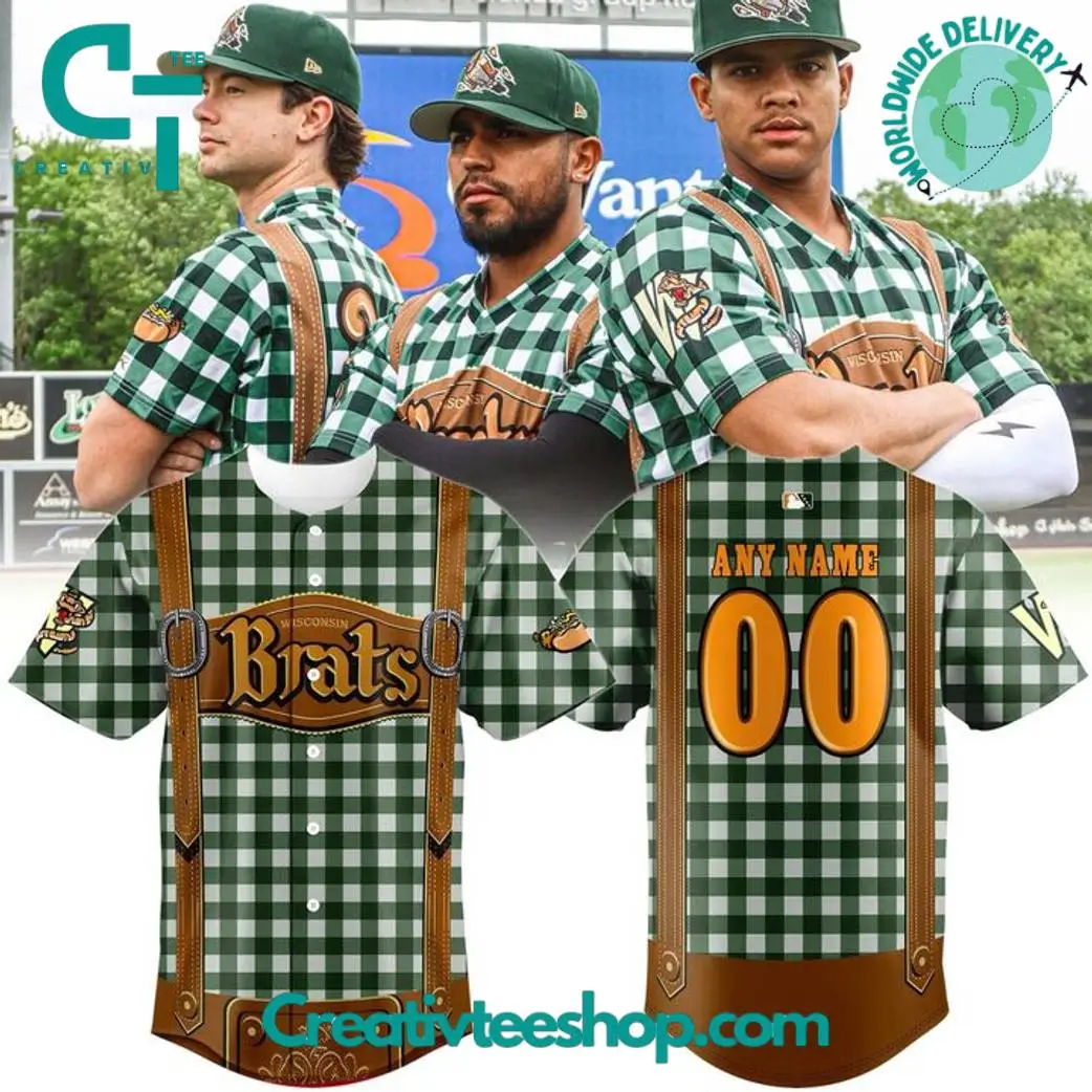 Wisconsin Timber Rattlers "Flying Brats" 2025 Personalized Baseball Jersey