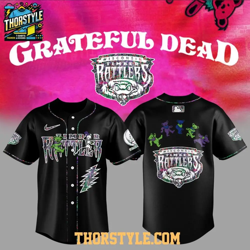 Wisconsin Timber Rattlers Grateful Dead 60Th Anniversary 2025 Baseball Jersey