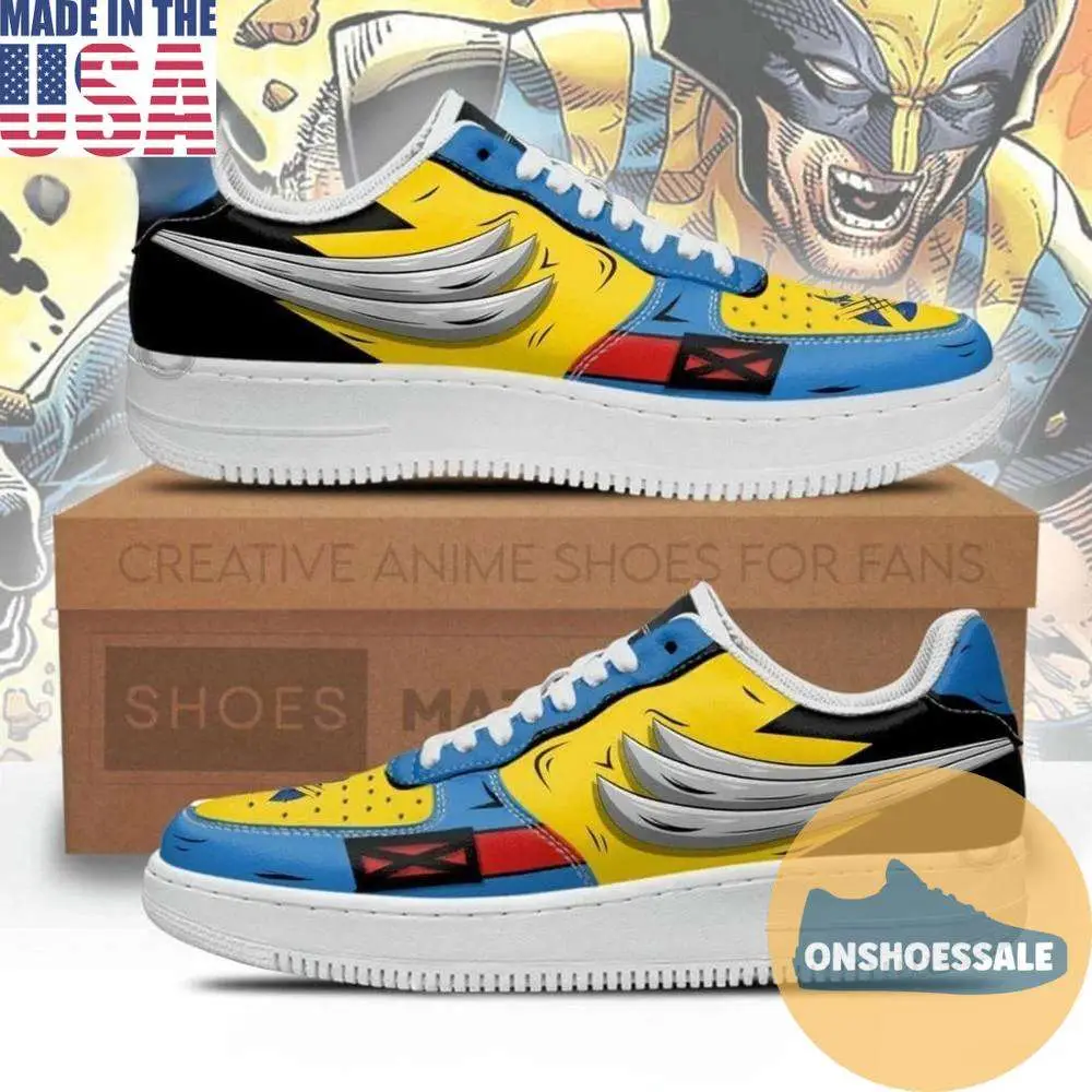 Wolverine Air Force 1 Shoes, Gift For Fans - Best Gift Shoes