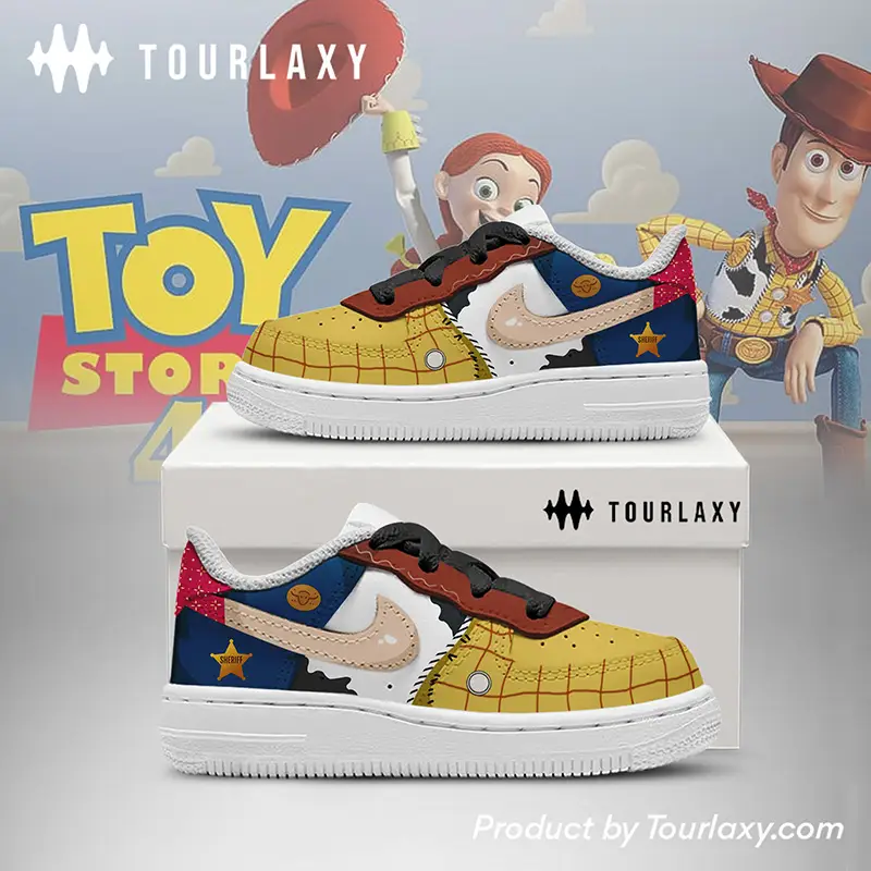 Woody Toy Story Air Force 1 Shoes for Kid and Adults 