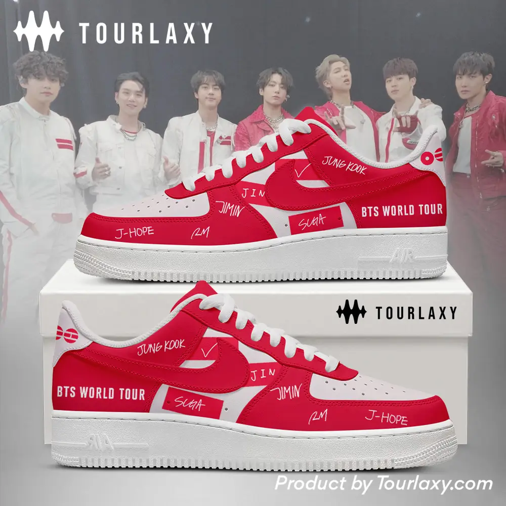 World Tour BTS World Tour 2026 Air Force 1 Shoes 