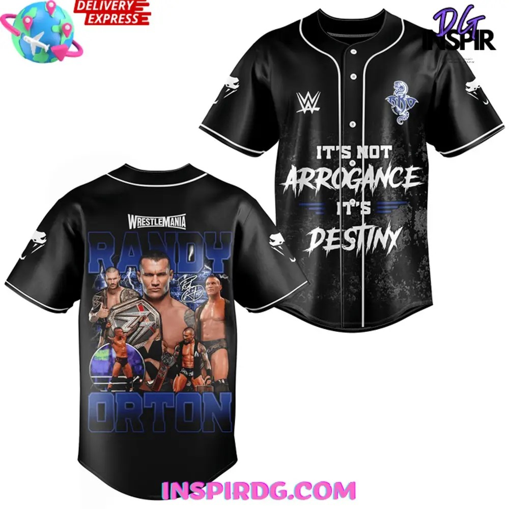 Wrestlemania Randy Orton Mma Baseball Jersey