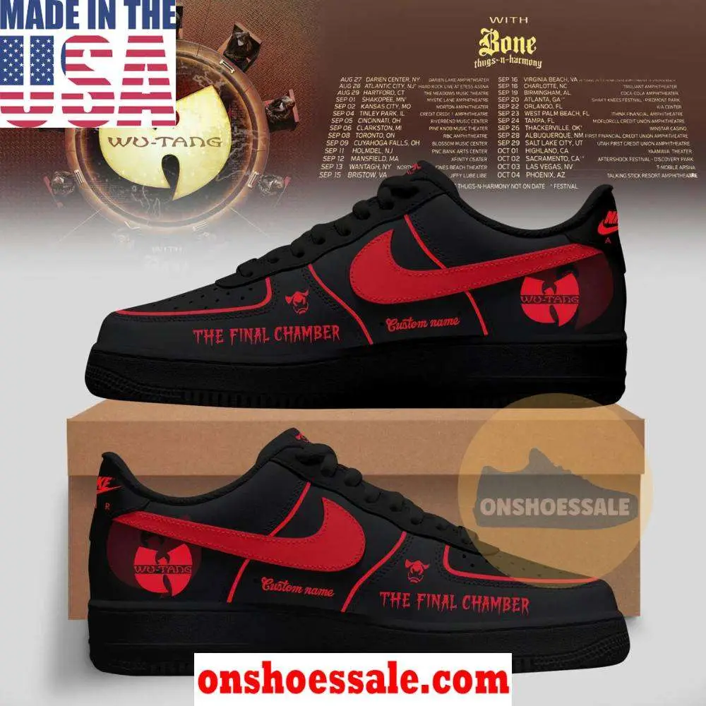 Wu Tang The Final Chamber Tour 2026 Air Force 1 Shoes, Gift For Fans - Best Gift Shoes