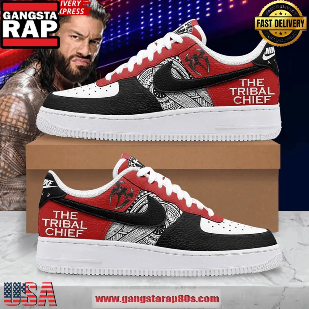 WWE Roman Reigns The Tribal Chief Air Force 1 Sneakers Shoes WWE Roman Reigns The Tribal Chief Air Force 1 Sneakers Shoes - Image 1