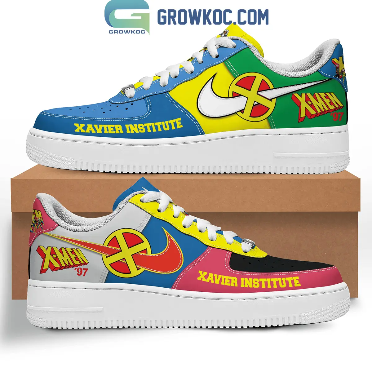 X-Men '97 Xavier Institute Fan Air Force 1 Shoes