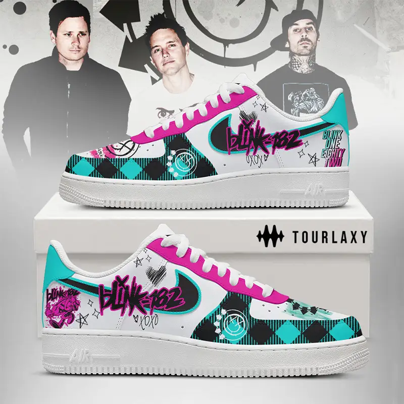 Xoxo Blink 182 Style Air Force 1 Shoes Xoxo Blink 182 Style Air Force 1 Shoes - Image 1