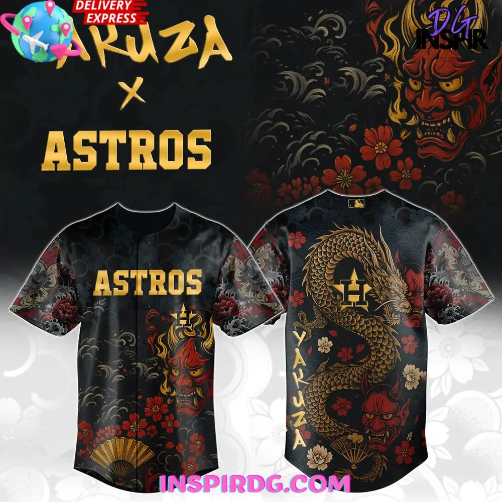 Yakuza X Houston Astros Limited Edition Baseball Jersey