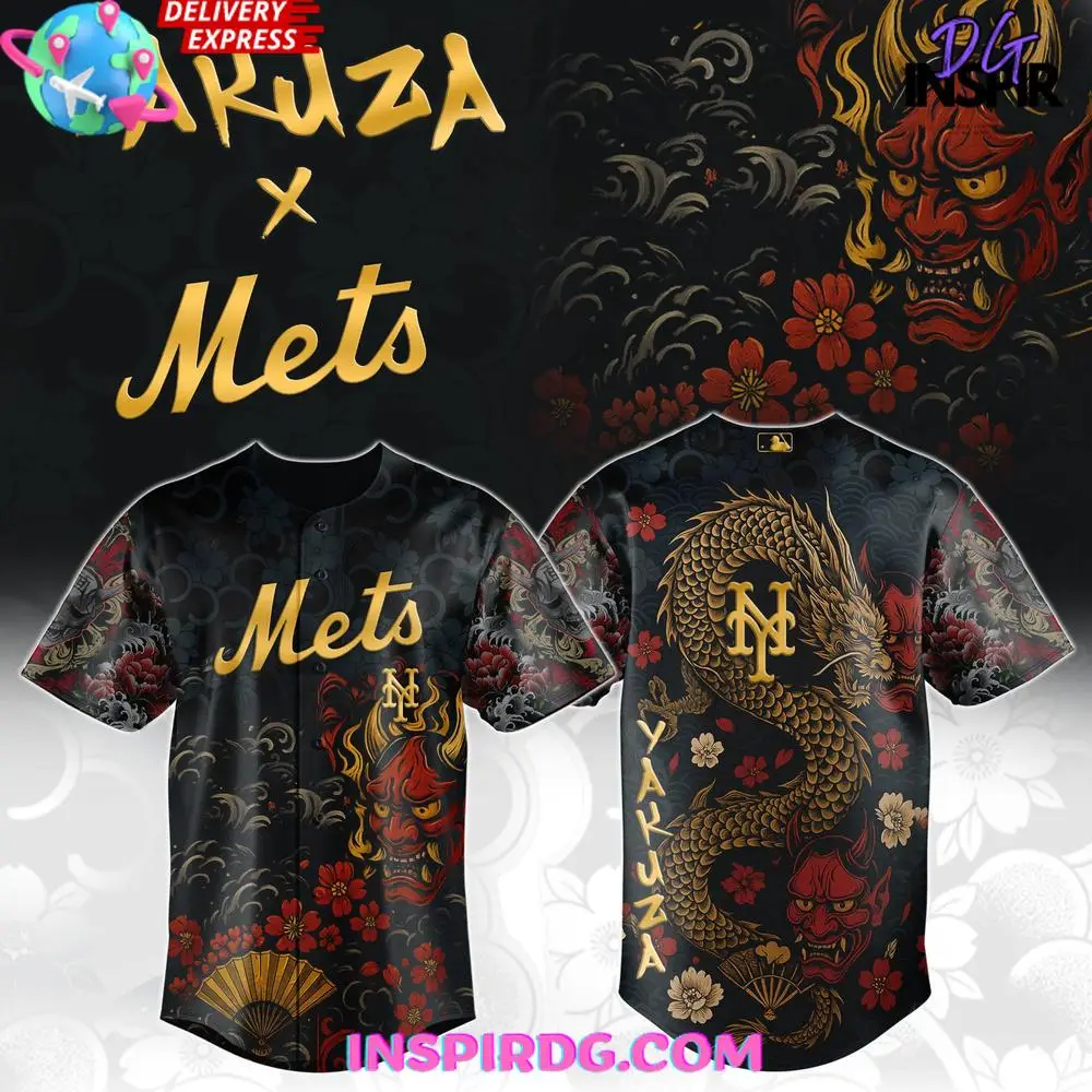 Yakuza X New York Mets Limited Edition Baseball Jersey