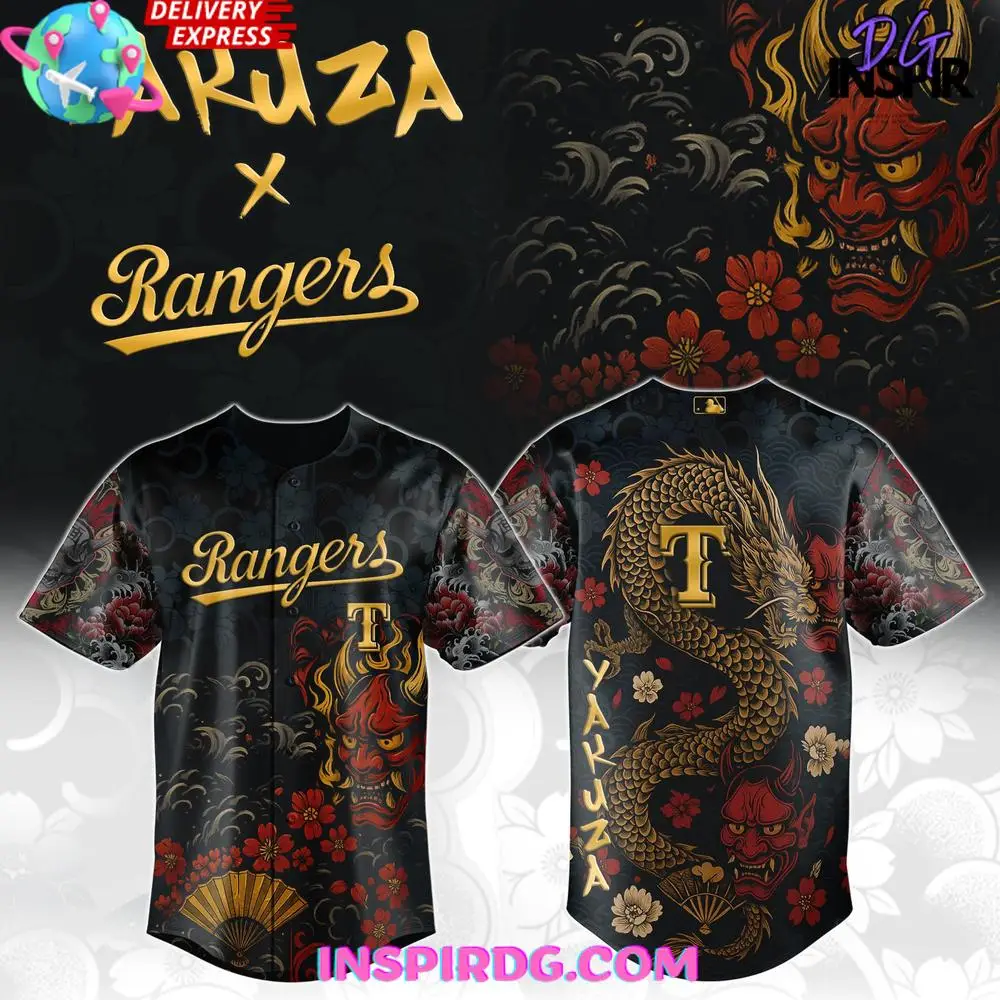 Yakuza X Texas Rangers Limited Edition Baseball Jersey