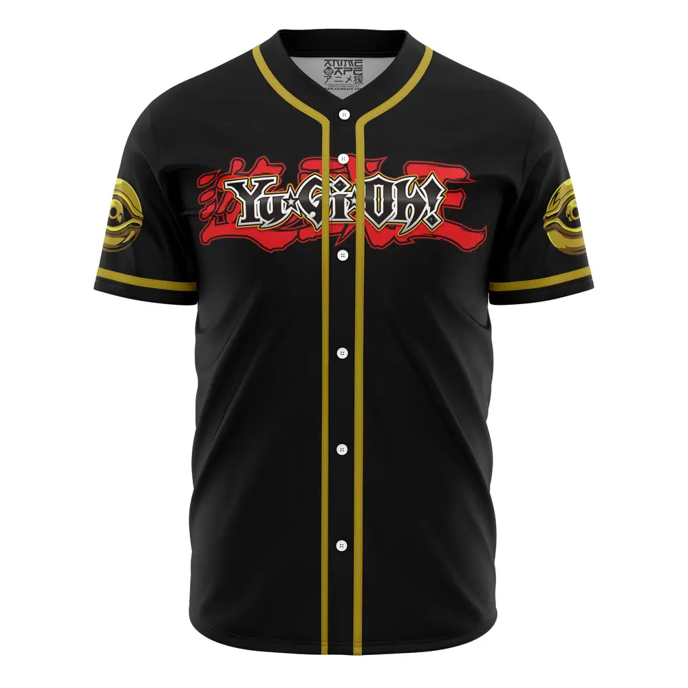 Yu-Gi-Oh! Black Baseball Jersey - Stylish Anime Apparel For Fans