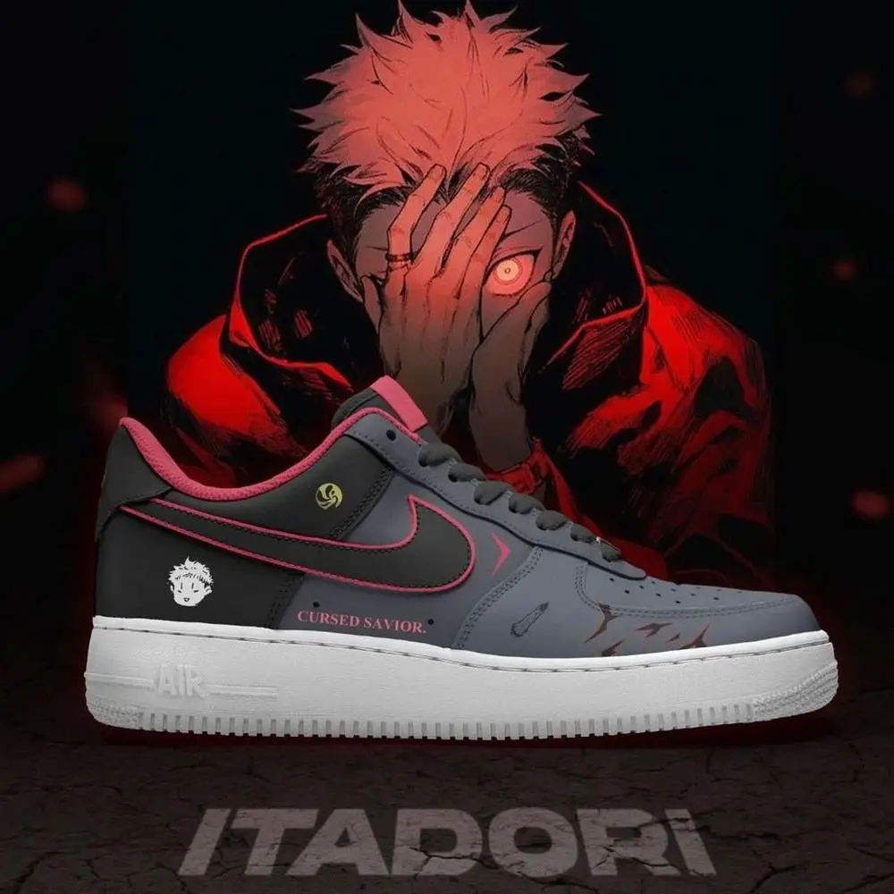 Yuji Itadori Jujutsu Kaisen AF1 Shoes