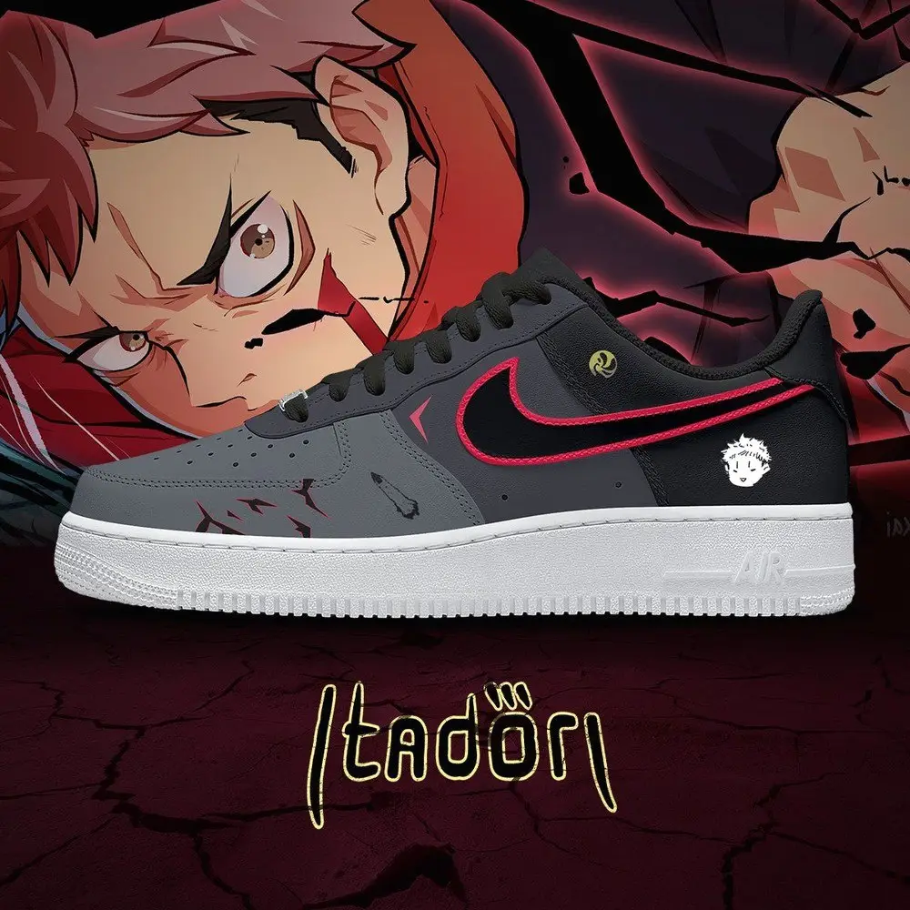 Yuji Itadori No.1 Jujutsu Kaisen AF1 Shoes