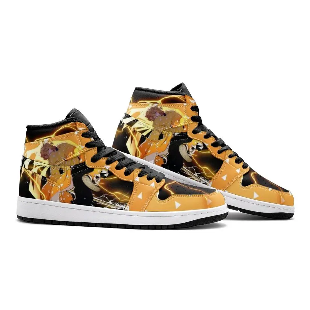 Zenitsu Thunder Breathing Air Jordan 1 High Top Shoes