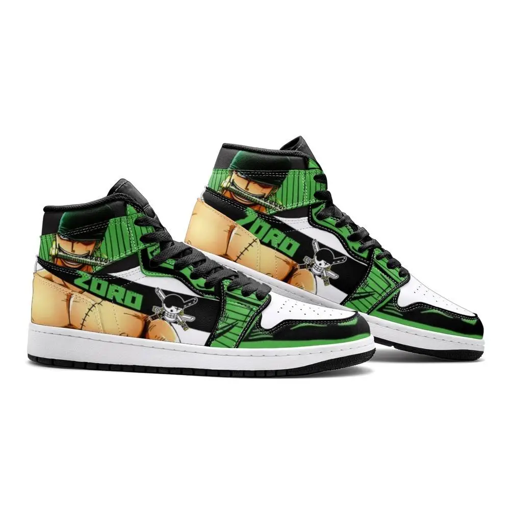 Zoro Roronoa One Piece Air Jordan 1 High Top Shoes