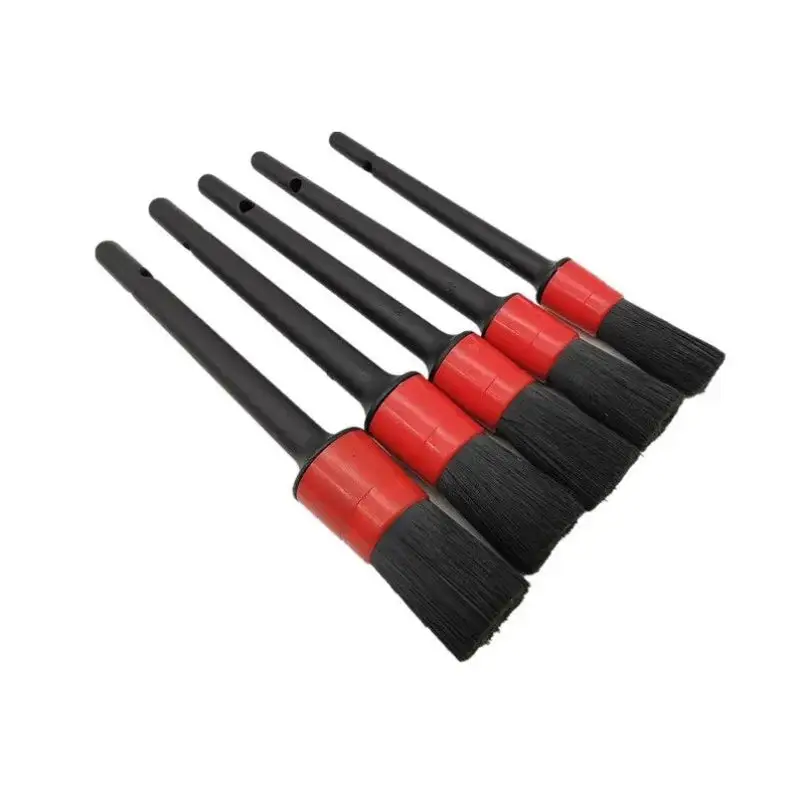 Car Detailing Brush Set with 5 Brush Sizes