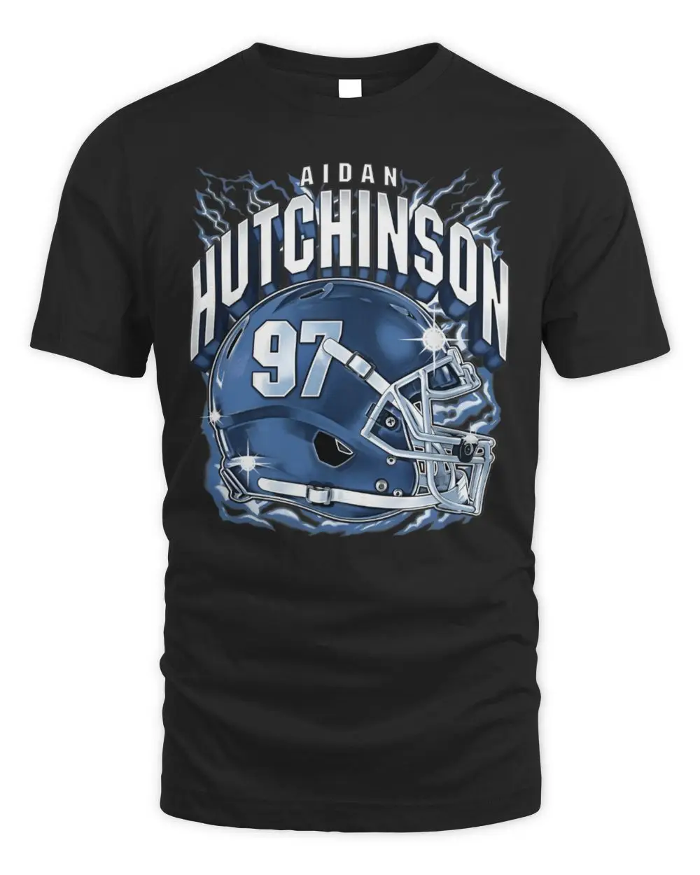 Aidan Hutchinson Detroit Retro Helmet Hoodie