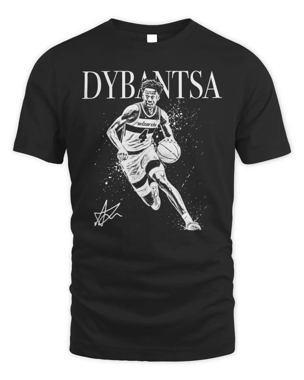 AJ Dybantsa Washington Wizards Mono T Shirt