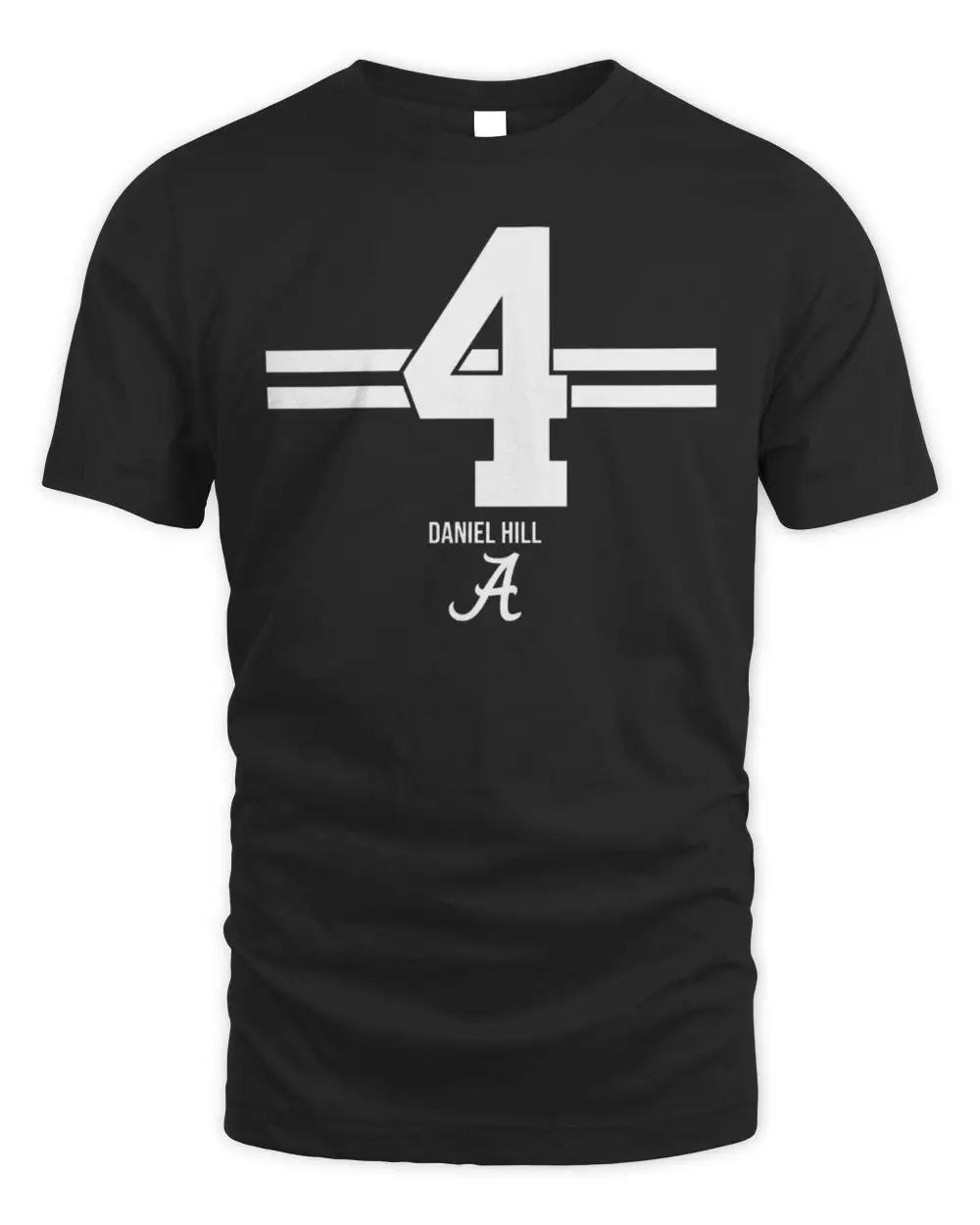 Alabama Football Daniel Hill Name Number Stripe T Shirt