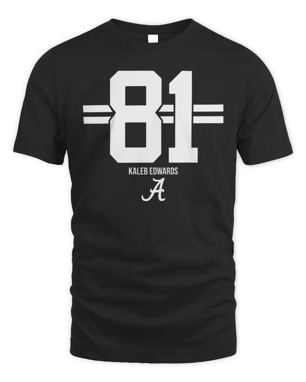 Alabama Football Kaleb Edwards Name Number Stripe Hoodie