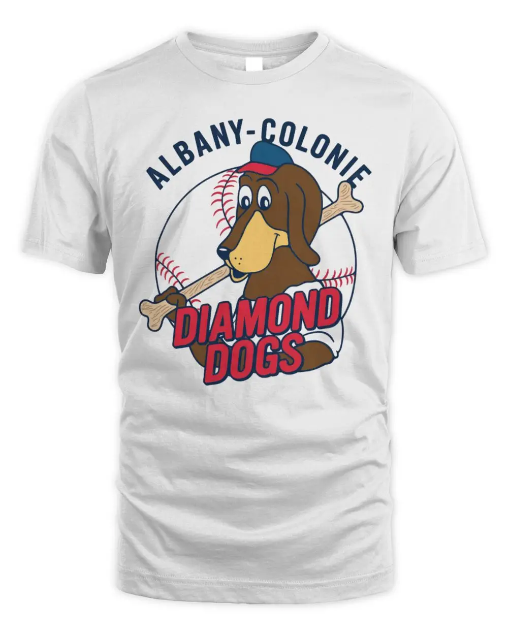 Albany-Colonie Diamond Dogs Baseball T Shirt