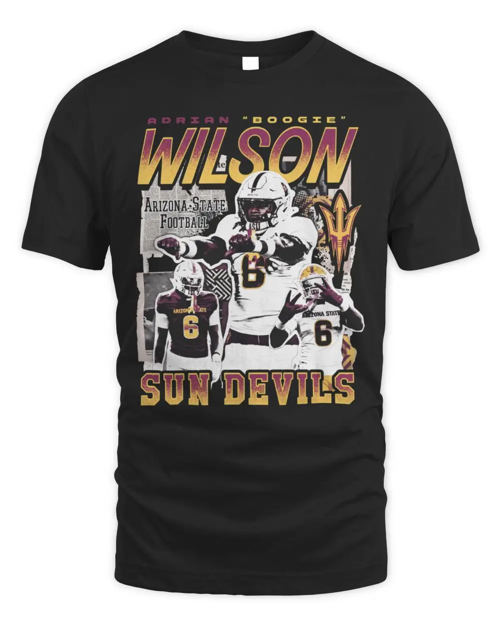 Arizona State Adrian Boogie Wilson Streetwear T Shirt