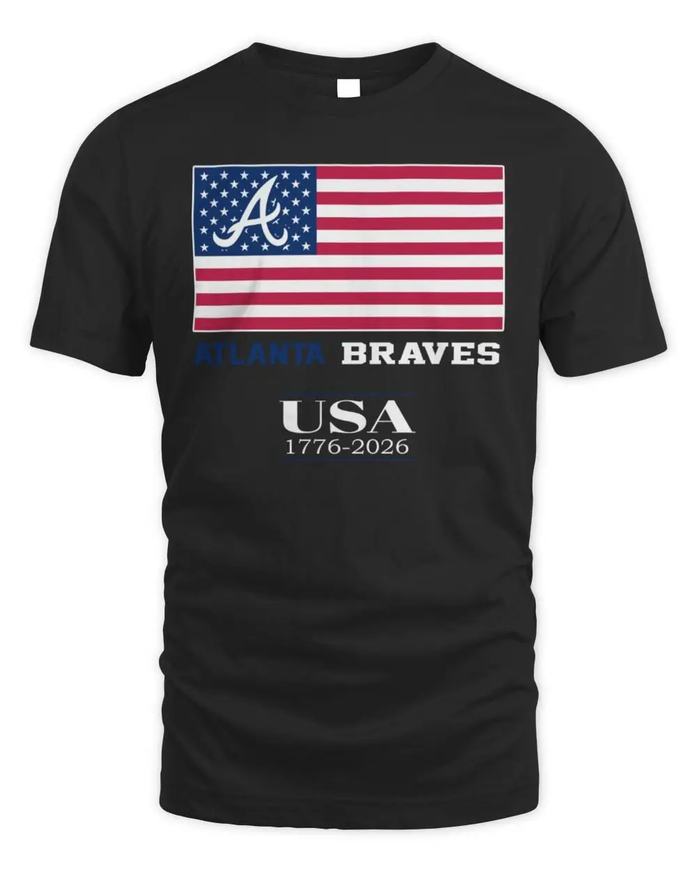 Atlanta Braves Fanatics USA 1776-2026 T-Shirt