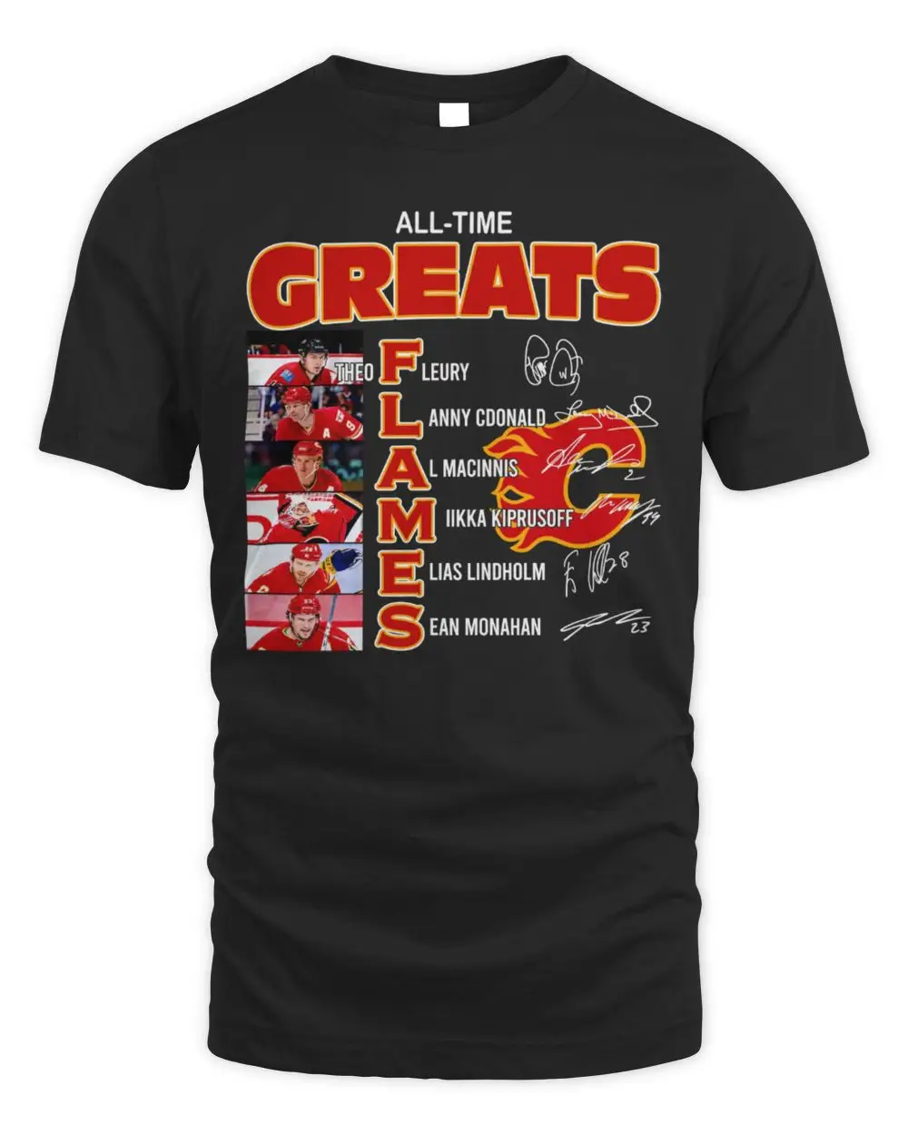Calgary Flames Hockey All Time Greatest Hockey Legends Signatures Hoodie Calgary Flames Hockey All Time Greatest Hockey Legends Signatures Hoodie