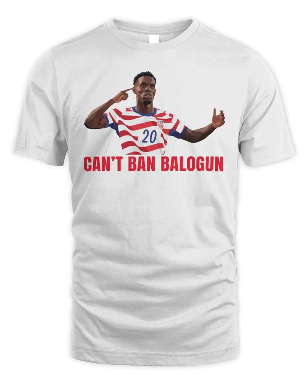 Can’t Ban Balogun USMNT Soccer Graphic Hoodie