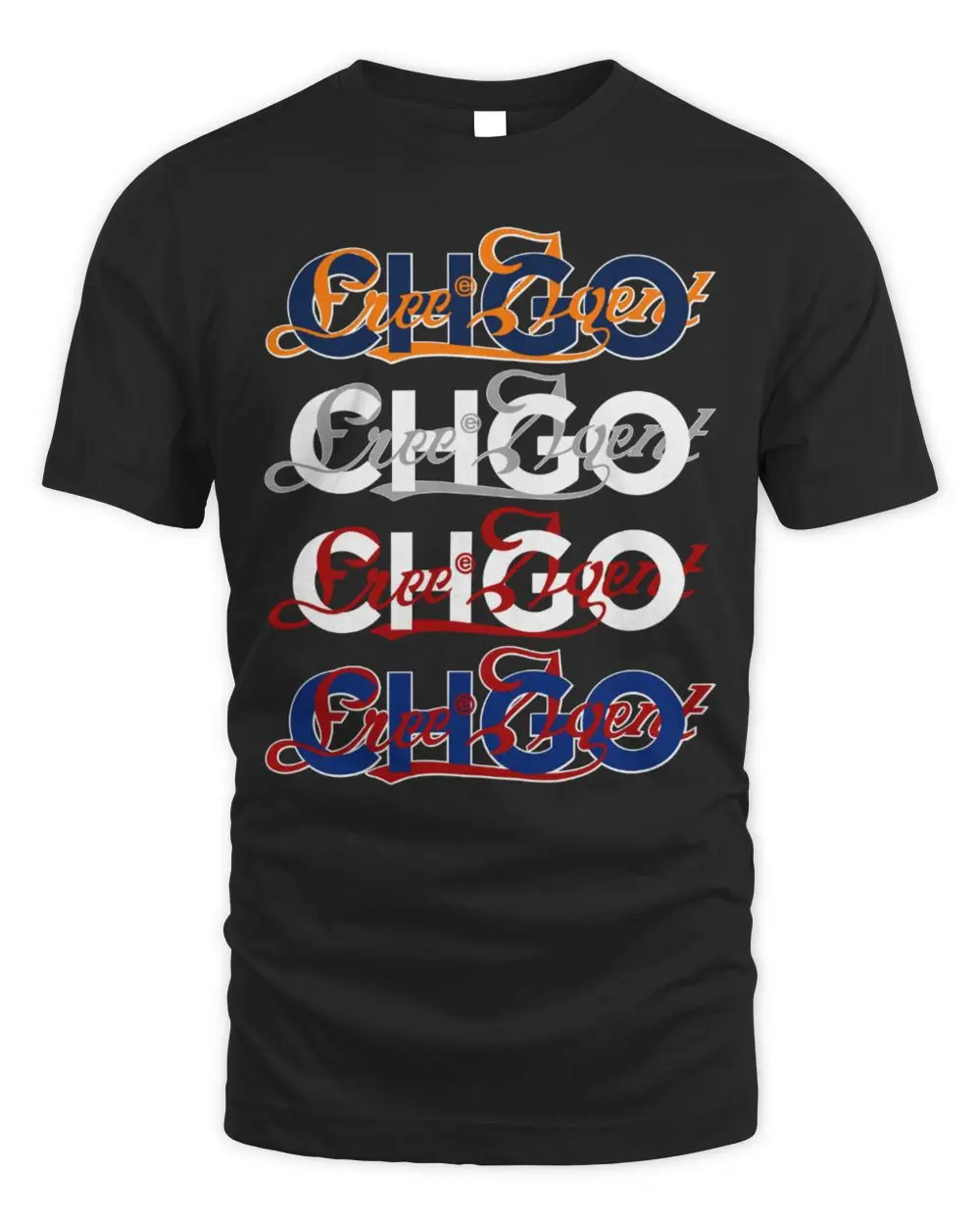 Chicago Free Agent x CHGO Logo T Shirt