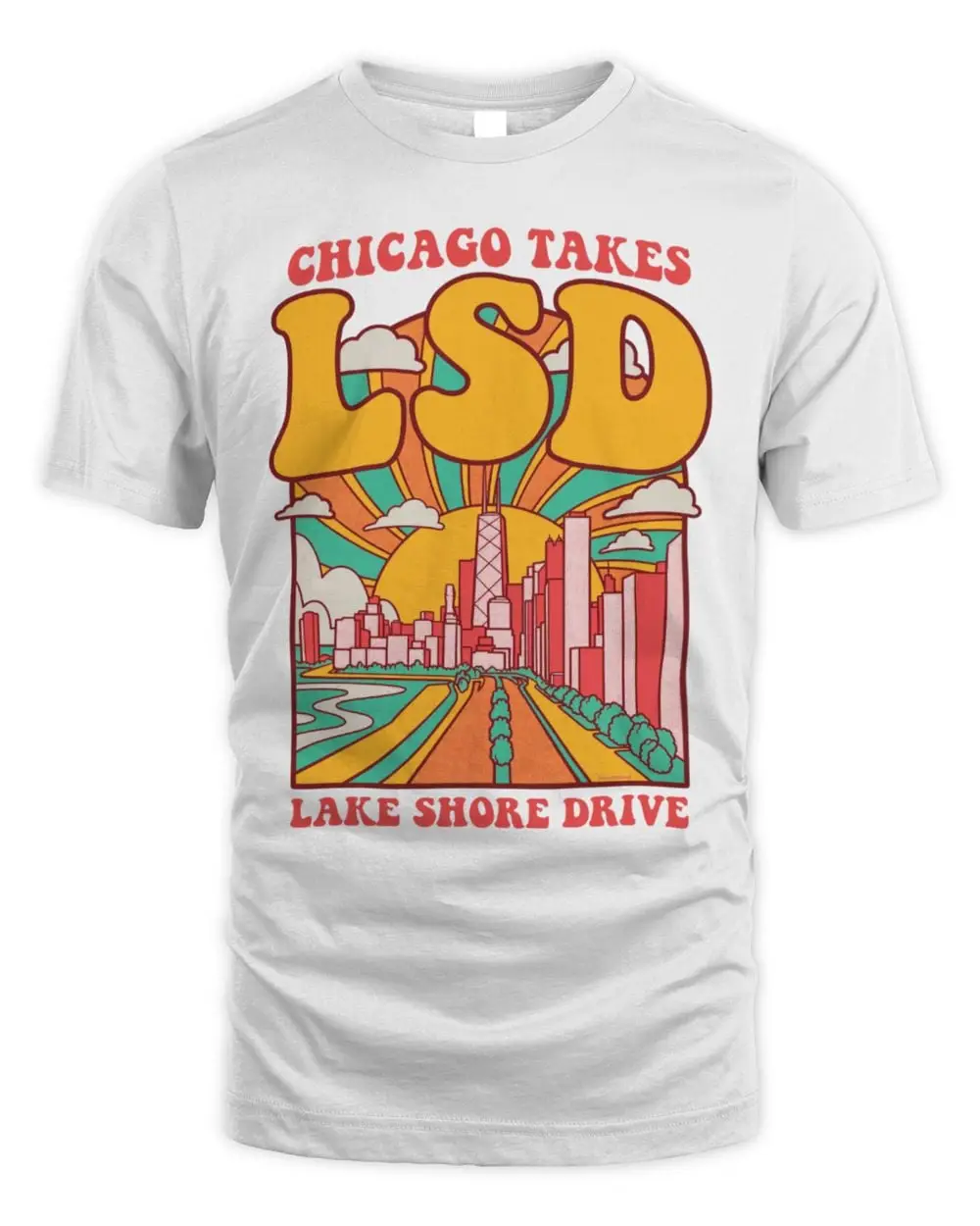 Chicago Takes LSD Screen Printed Shirt