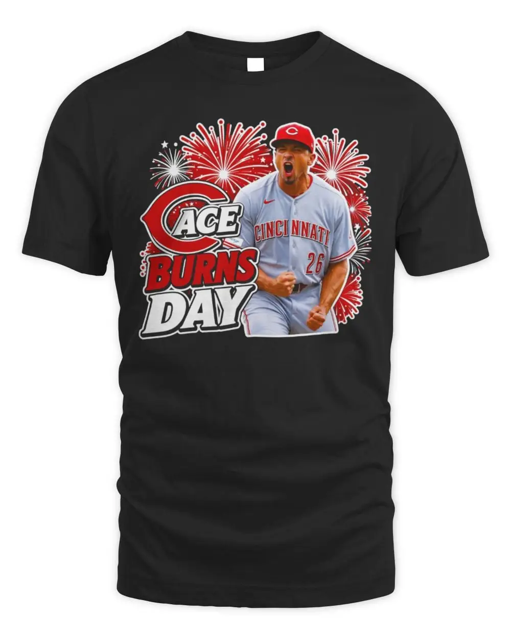 Cincinnati Reds Ace Burns Day T-Shirt