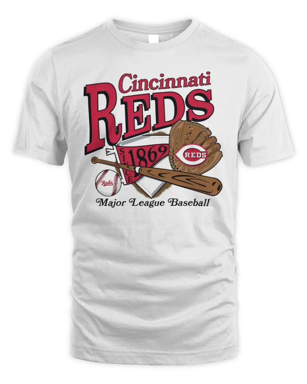 Cincinnati Reds At Bat ’47 Franklin T Shirt