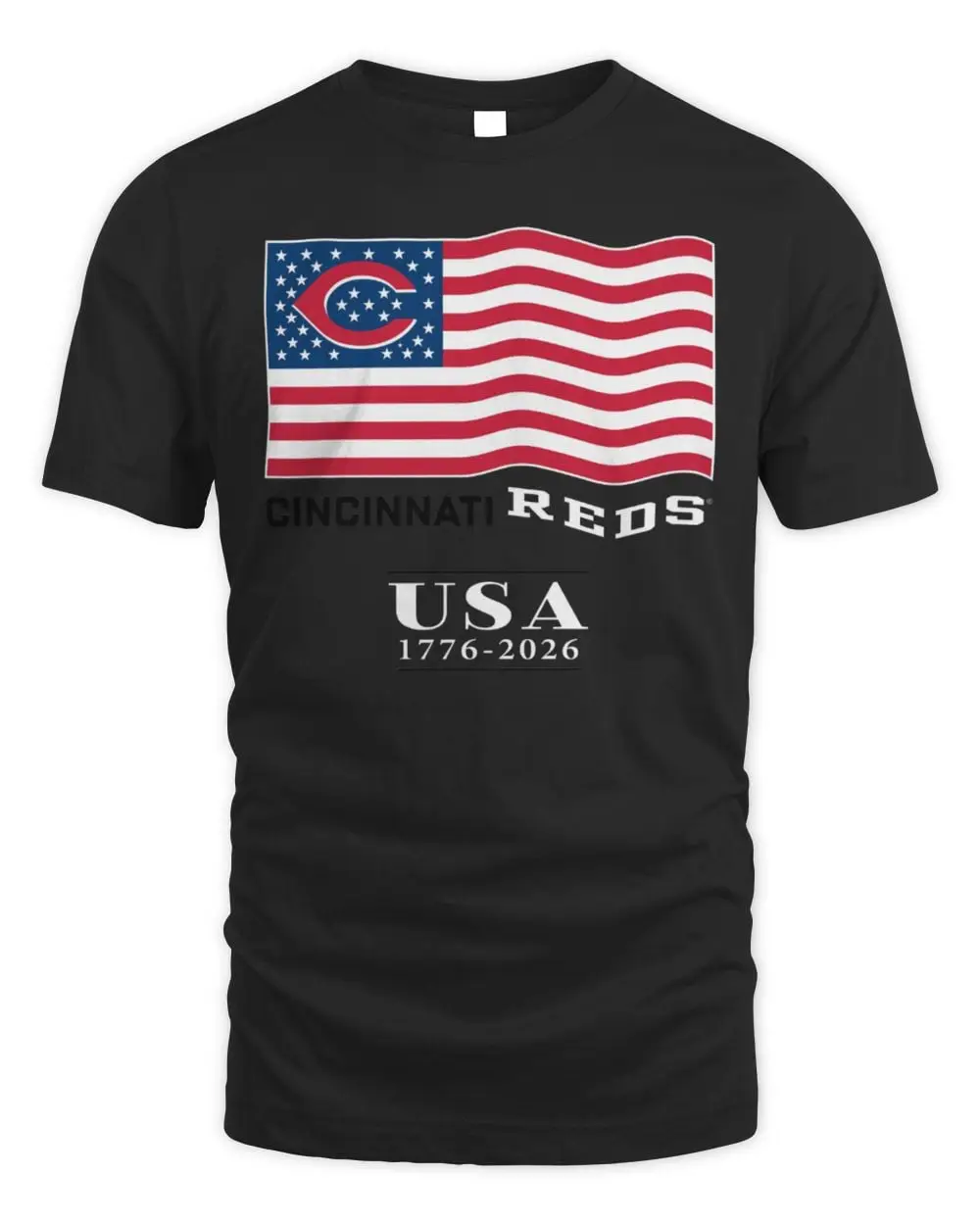 Cincinnati Reds Fanatics USA 1776-2026 Hoodie