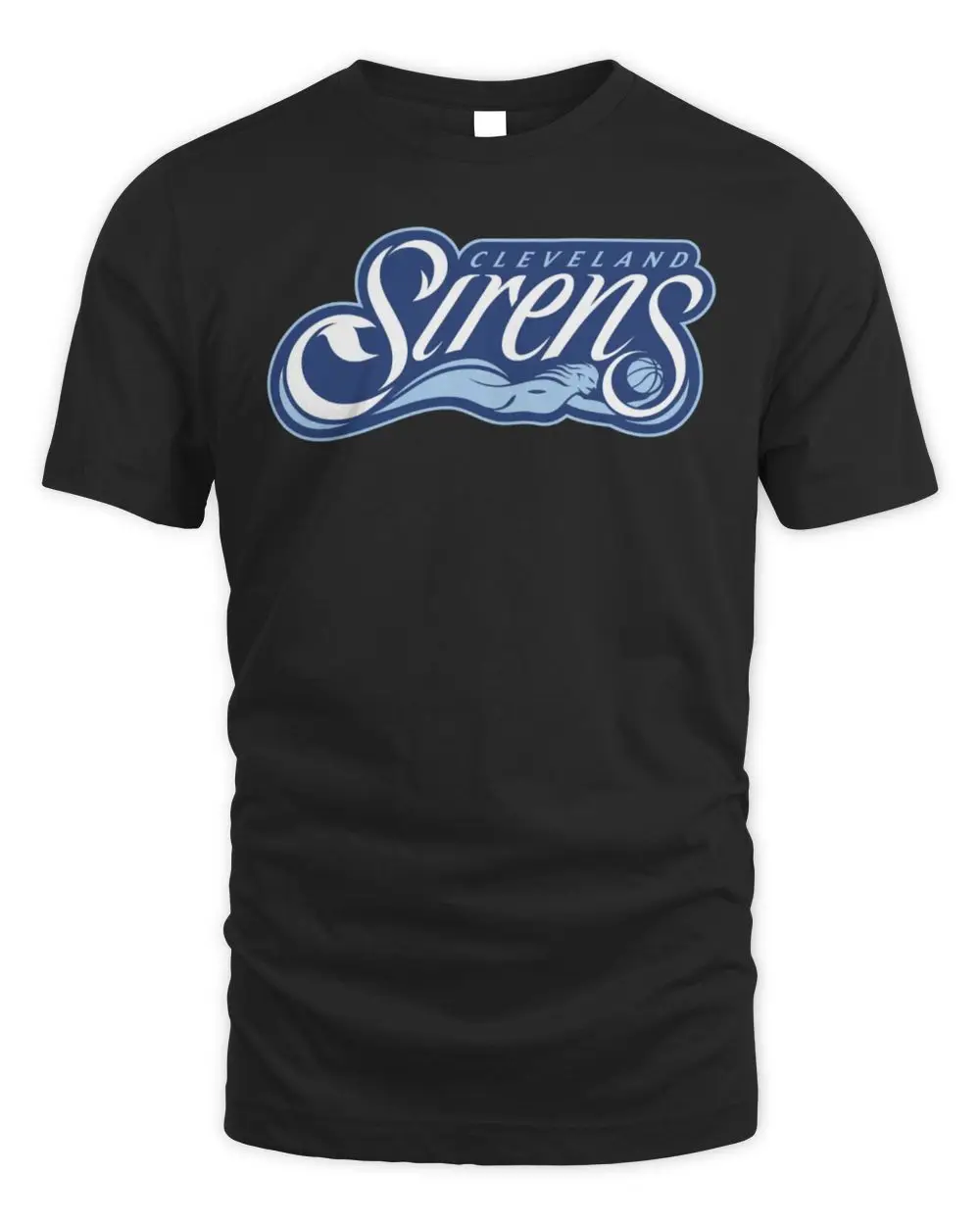 Cleveland Sirens Merch Siren Blue Primary Logo T Shirt