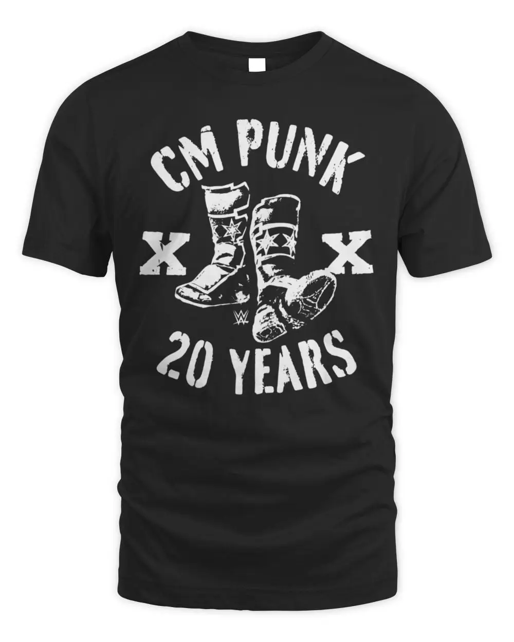 CM Punk 20 Years Boots Boxy Hoodie