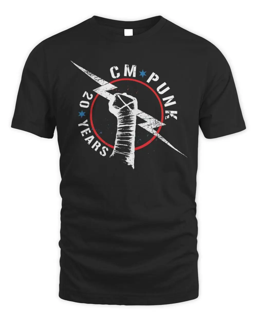 CM Punk 20 Years Lightning T-Shirt