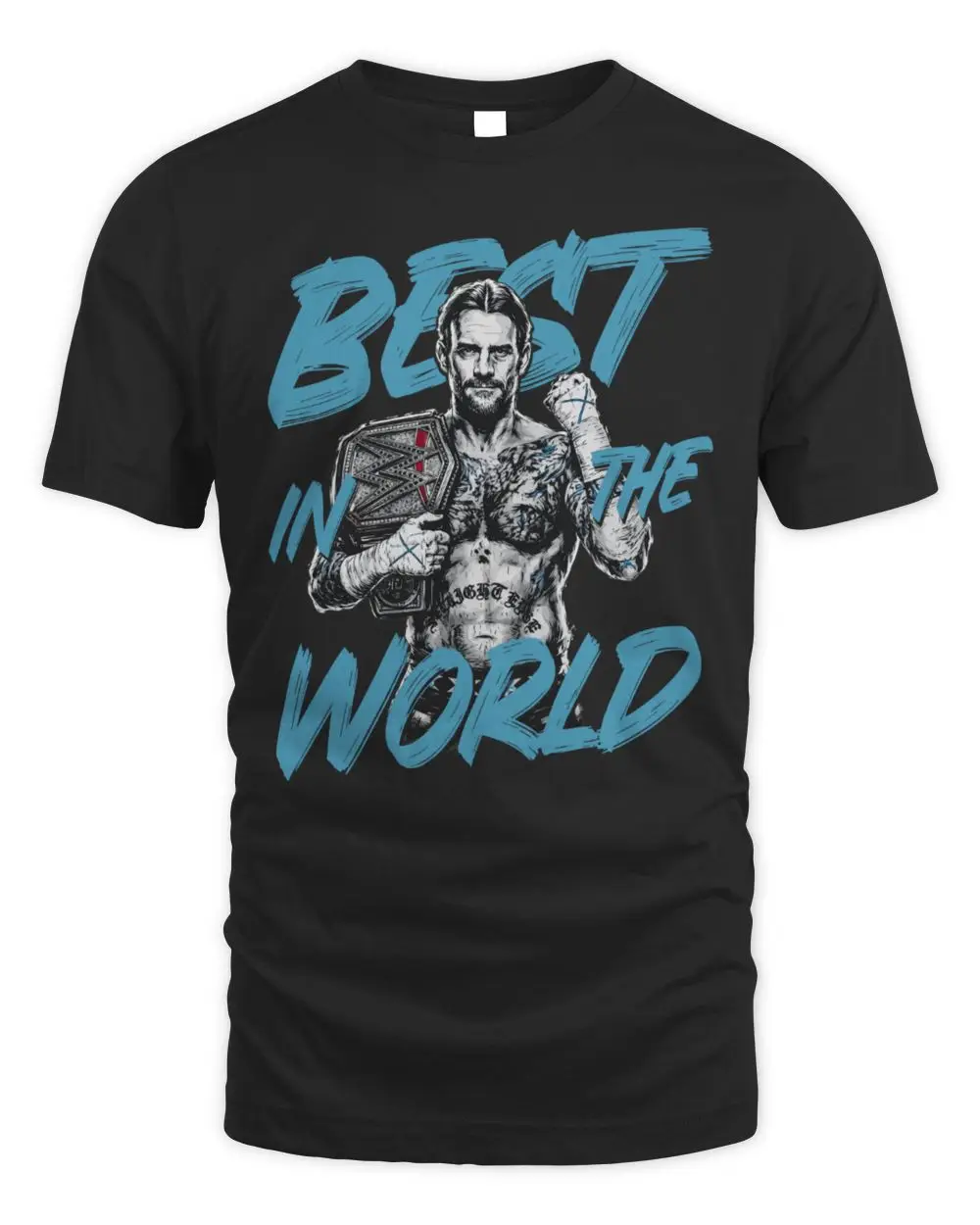 CM Punk WWE Sketch Champ T Shirt Hoodie