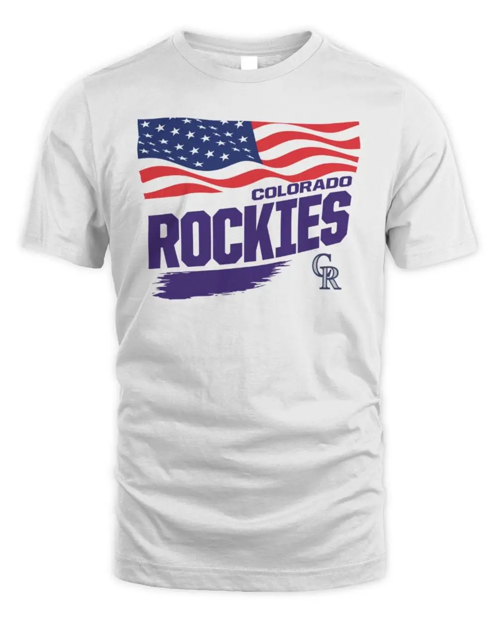 Colorado Rockies Starter Waving Flag Hoodie