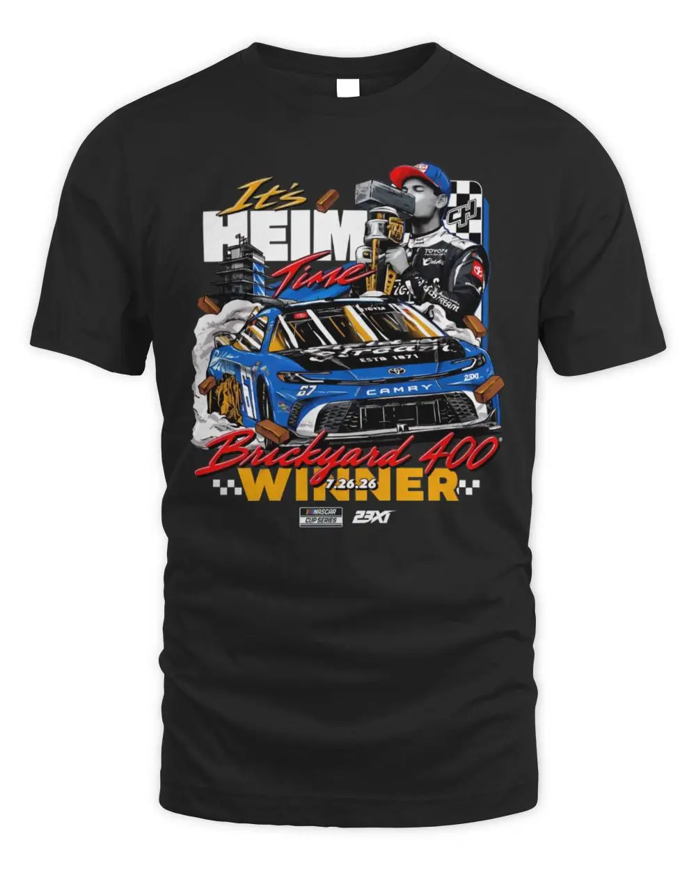 Corey Heim Classic Ink 2026 Brickyard 400 Race Winner Hoodie