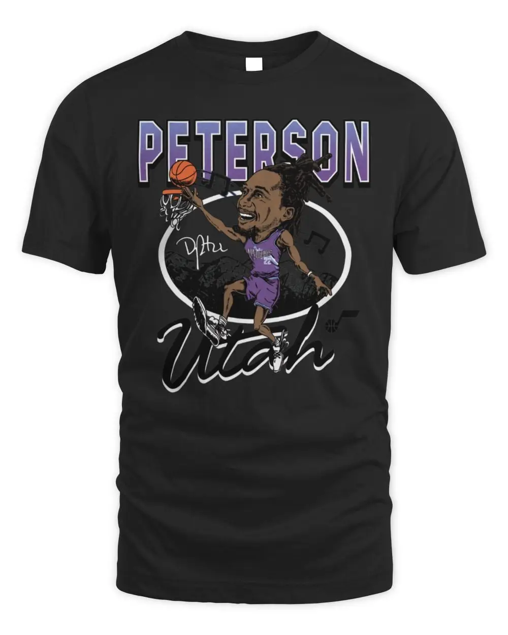 Darryn Peterson Utah Jazz Homage T-Shirt