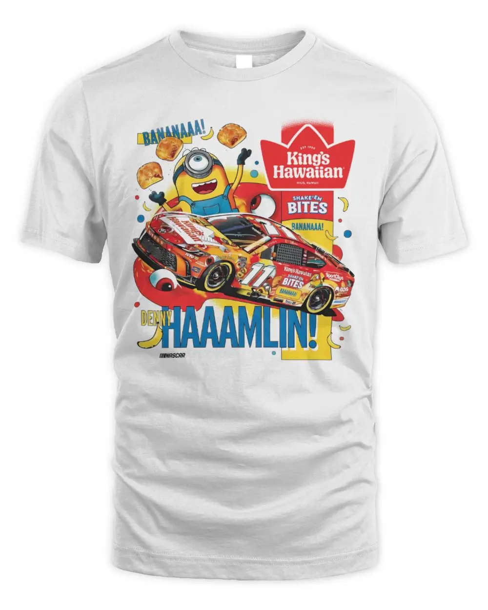 Denny Hamlin #11 King’s Hawaiian Pocono Minions & Monsters Hoodie