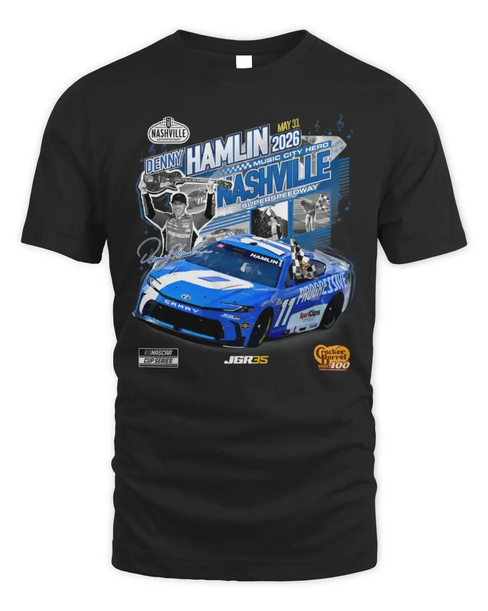 Denny Hamlin 2026 Nashville Win Hoodie