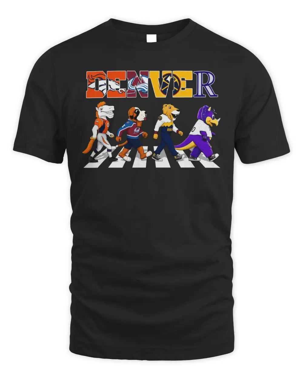 Denver Sports Team Mascots Abbey Road Season Hoodie