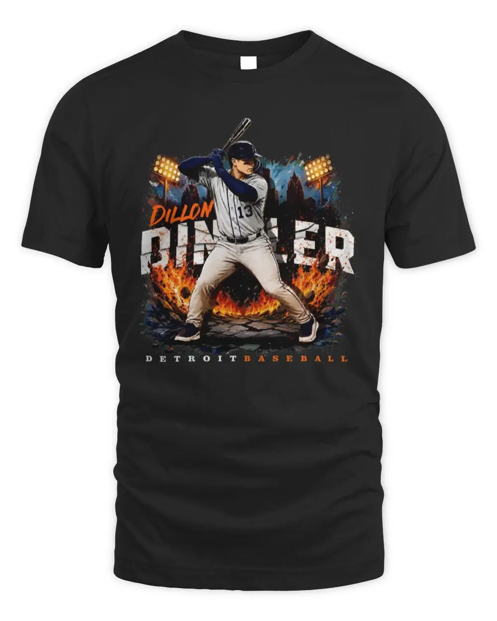 Dillon Dingler Detroit Burst T Shirt
